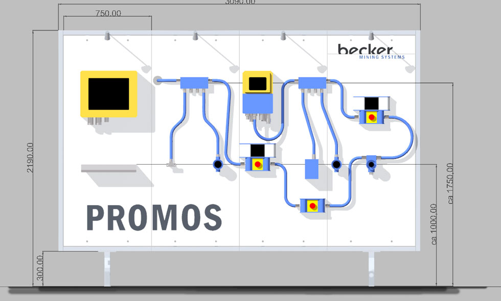 Messestand Becker Mining Systems